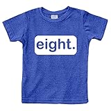 Unordinary Toddler 8th Birthday Shirts for Boys 8 Year Old boy Gifts Happy Eight yr Birthday Tshirt (Charcoal Blue, Youth S(8))