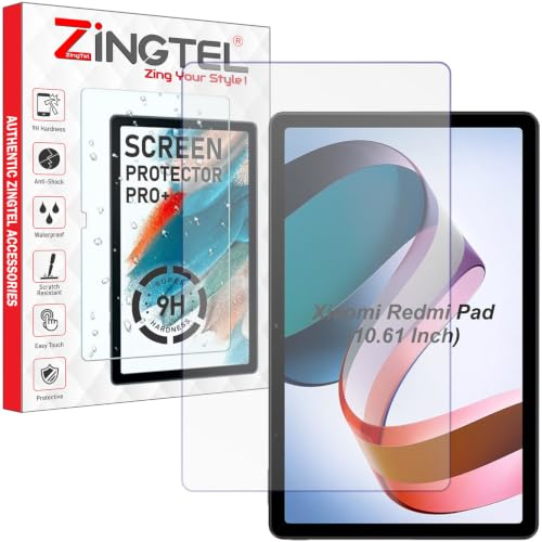 Image of Screen Guard Compatible With Xiaomi Redmi Pad Tab (10.61 inch Inch Tablet) Flexible Fiber Screenguard Not a Tempered Glass Screen Guard