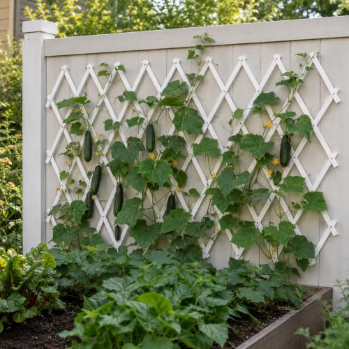 Image of Expandable Garden Trellis, 38 inchx89 inch Trellis for Climbing Plants Outdoor