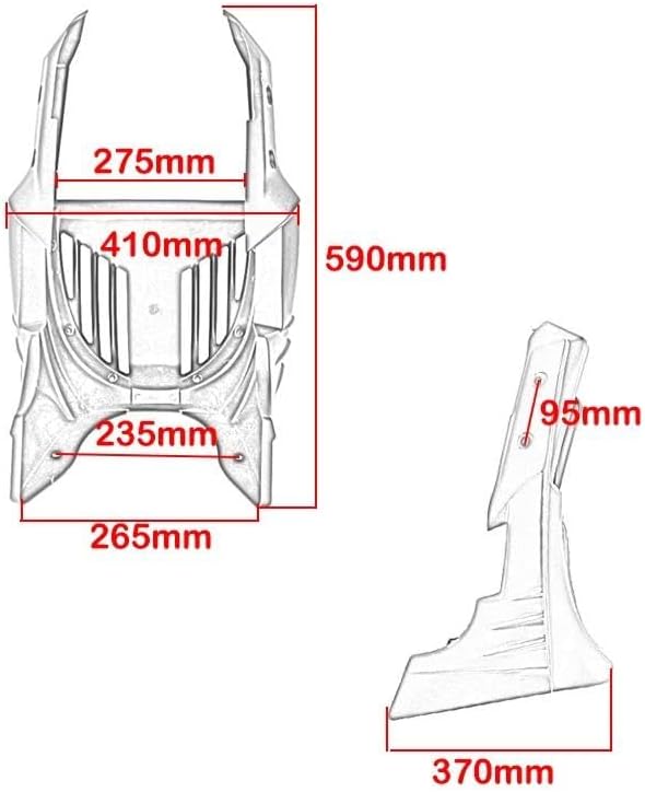 しゃび OMDHATU オートバイ下部あごフェアリング フロントスポイラーカバー下