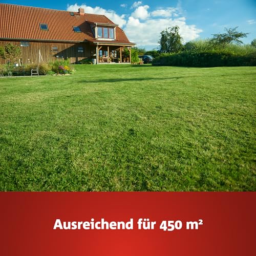 WOLF-GARTEN Rasen-Langzeitdünger „Premium“ LE 450 (mit Langzeitwirkung für 120 Tage, ohne Stoßwachstum, stärkt die Abwehrkräfte & Belastbarkeit des Rasens, ausreichend für 450 m2) 3830046