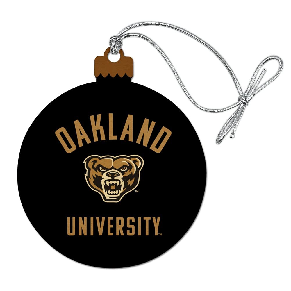 GRAPHICS & MORE Oakland Golden Grizzlies Wood Christmas Tree Holiday Ornament