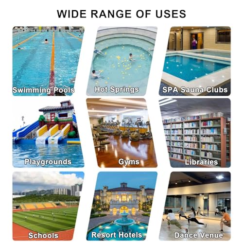 Hohe Kapazität, 800 kg, wasserdicht, für drinnen und draußen, Fitnessstudio, Park, Pool, ABS-Kunststoff-Design, vielseitige Sitzlösung für alle Räume