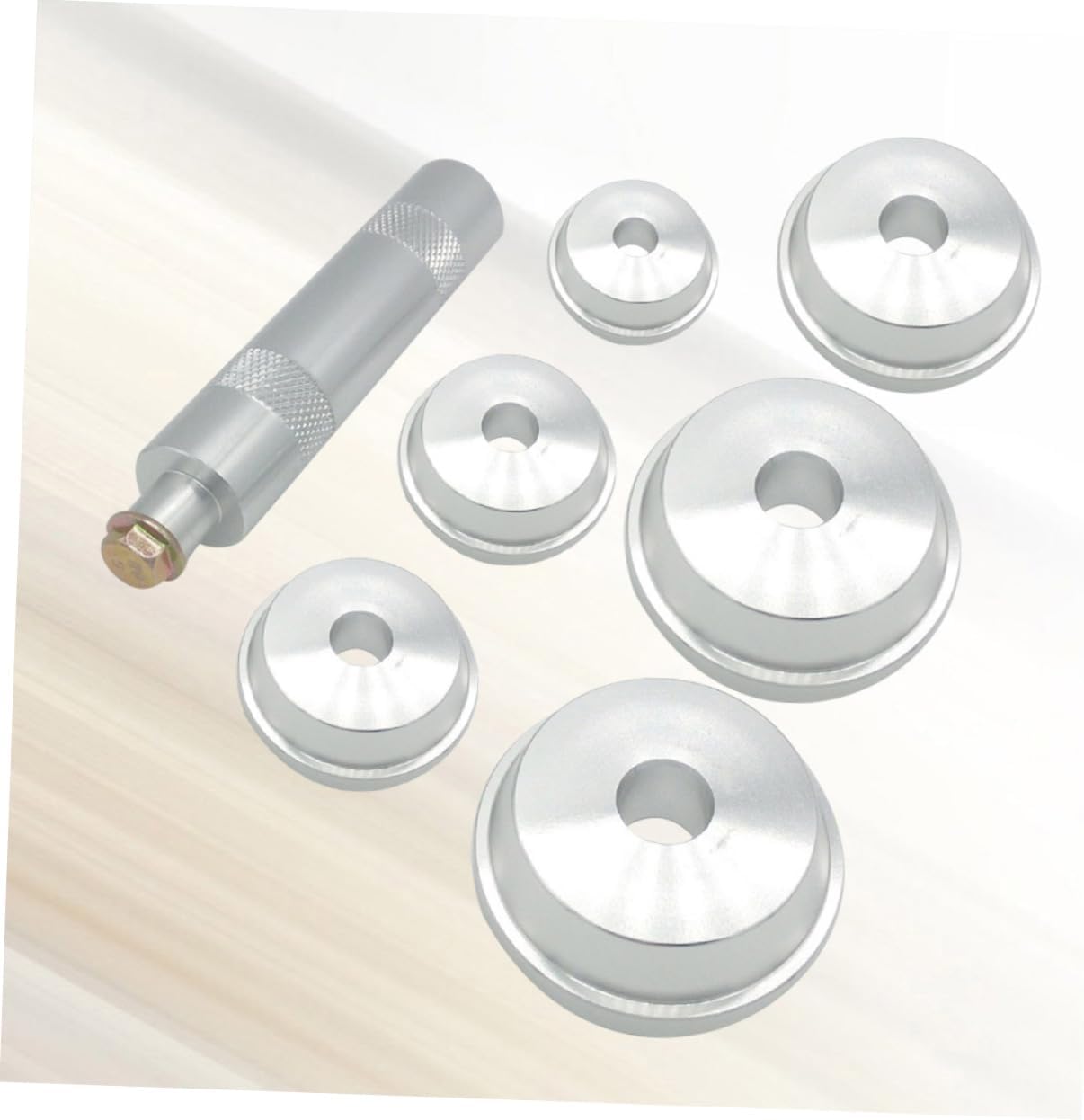 7pcs Car Bearing Install Tool Set Mechanics Tool Kit Aluminum Alloy Construction for Easy Repairs