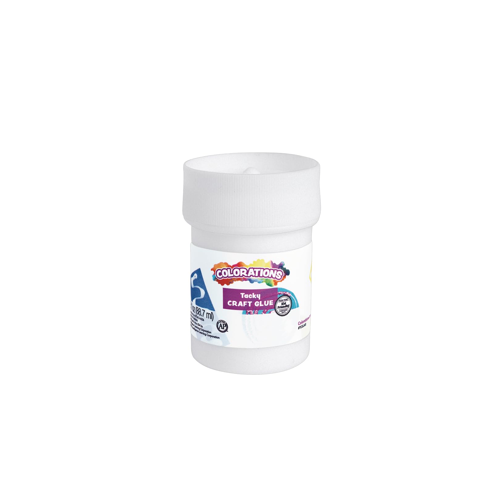 Colorations TCGJAR Tacky Craft Colla Classroom Pack (confezione da 12), 12 barattoli di colla