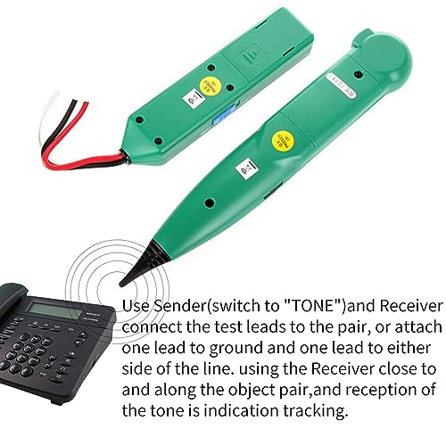 Cable Tracker, Kabelbruch Suchgerät Mähroboter, Kabeltester für Testschaltkreises Cable Checker für Netzwerk Wartung Collation Telefonleitungstest – Bild 4
