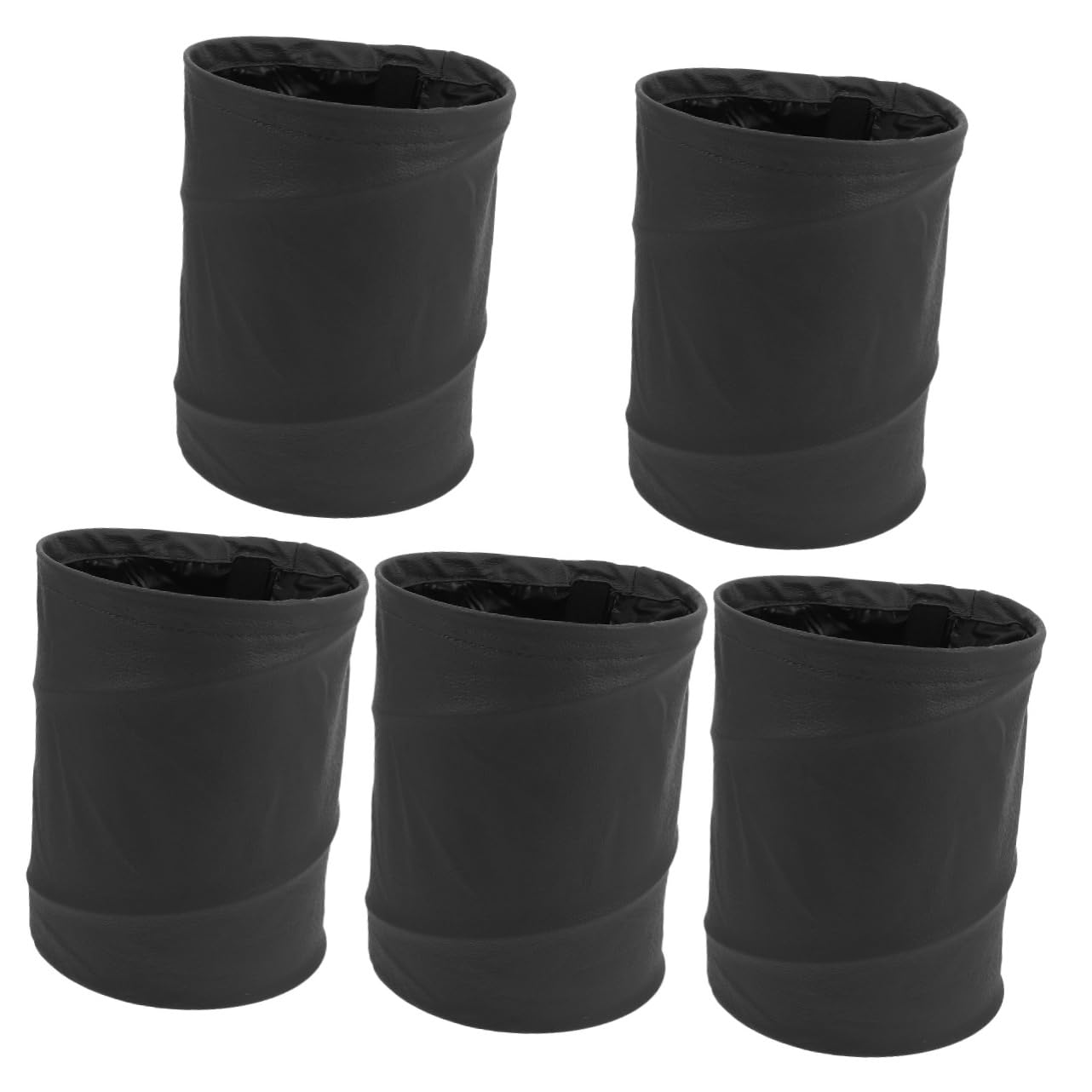 Mobestech 5pièces Poubelle De Voiture Pliable Suspendue Bac à Déchets Organisateur Compact Pour Voiture Camping Et Voyage Rangement Pratique Pour Déchets Et Objets Divers