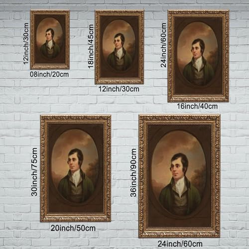 Cadre à suspendre Robert Burns pour habiller un mur de salon