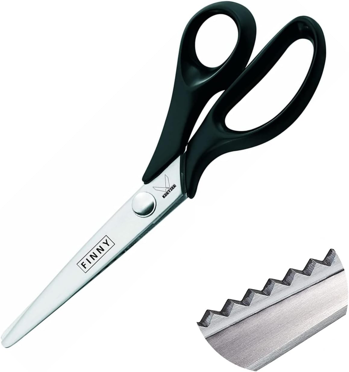 Kretzer Finny Classic 764420 (64420) 8.0"/ 20 cm - Pinking Scissors ~ Shears