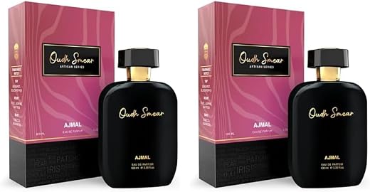 Ajmal ARTISAN - OUDH SMEAR Long lasting Fragrance, Handpicked Luxury Perfume for Men 100ml. (Pack of 2)