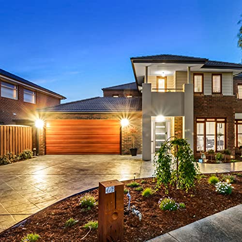 POWFUL 100W LED Strahler Flutlichter LED Flutlicht Außen 10000lm Superhelle Fluter 3000K IP67 Wasserfest Außenstrahler für Rasenflächen Hinterhof