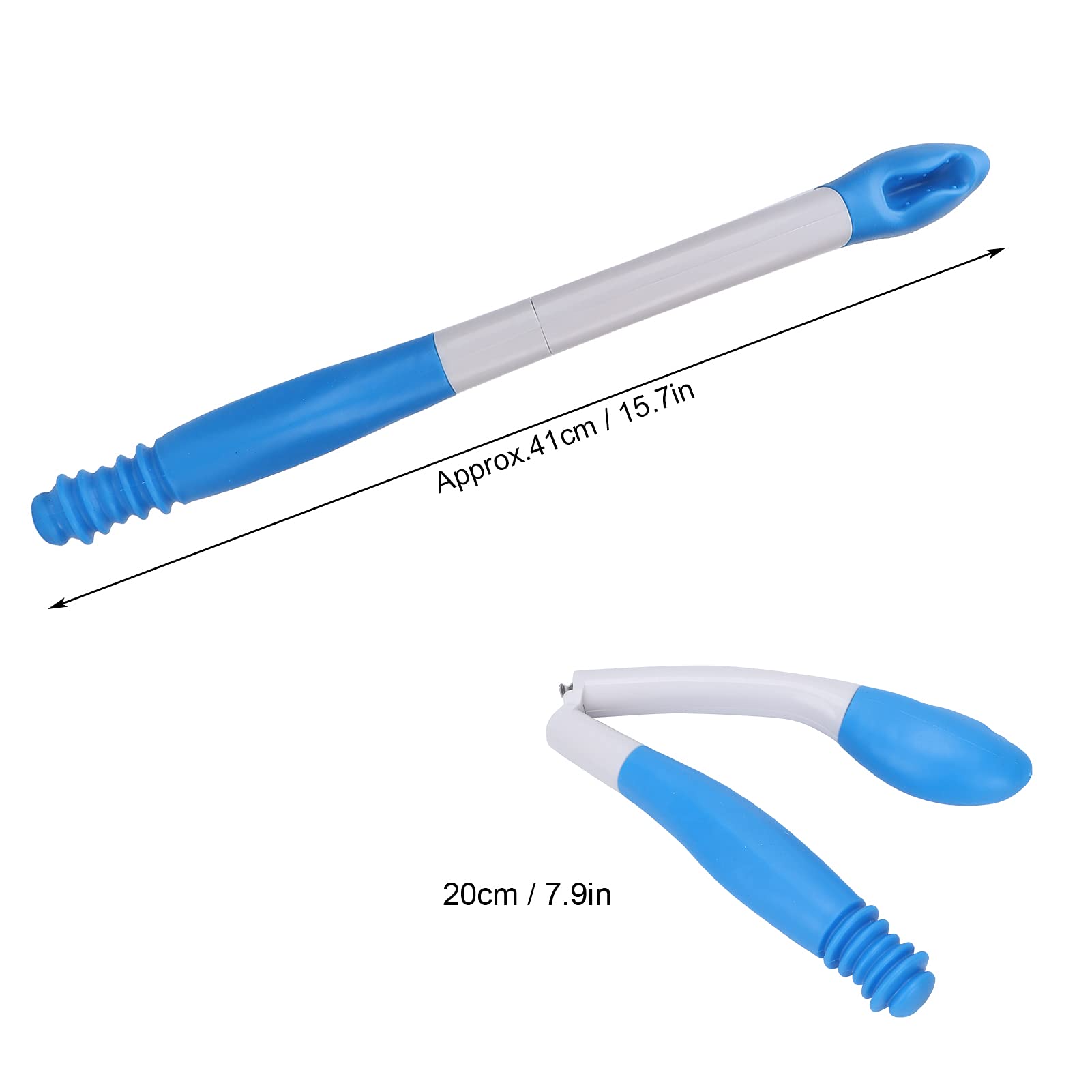 Essuie-glace Inférieur Pliable, Aides aux Toilettes Auto-assistance pour Essuyer les Aides à la mobilité de la Salle de Bain pour les Personnes Handicapées et les Personnes âgées