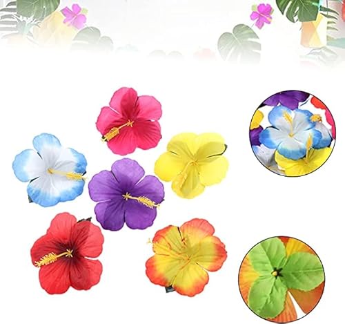 Flower Colorful Silk 60 Pcs Flowers Flower Heads Small Garland Party Flower Head Diy Crafts Flower Head Artificial Decoration Artificial Flower Heads Simulation Flowers Decoration Silk(Multicolor) #TOP2