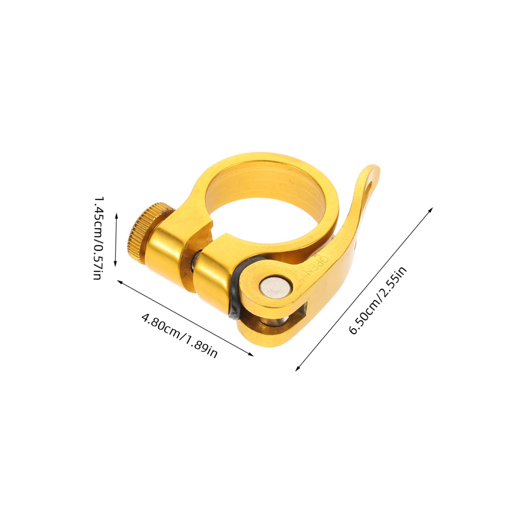 Balacoo Quick Release Bike Seat Clamp Lightweight Aluminum Alloy Seatpost Collar for Road and Mountain Bikes Compatibility with Easy Installation