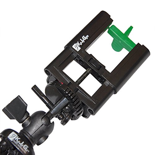 Kyjygy Cell Phone Tripod Mount: Deluxe 2 Tiered Tripod Adapter Compatible With Iphones, Samsung Galaxy, Note, Lg, Nexus Smartphones Perfectly. Connects To Tripods, Monopods, Selfie Sticks. #TOP6
