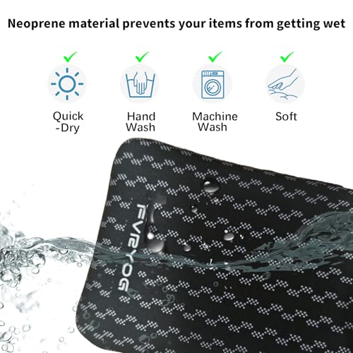 Image of Neoprene Phone Sleeve Pouch Case Bag for Men Women w /Crossbody Strap /Neck Lanyard for iPhone 17 /16 /15 /14 Pro Max, Samsung S25,Pixel 10