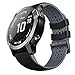 ANCOOL Compatible with Garmin Fenix 5X/6X/7X Band, 26mm Easy-fit Soft Watch Band Replacement for Fenix 5X Plus/Fenix 6X/Fenix 6X Pro/Tactix Charlie/Descent MK2 (Black/Grey)