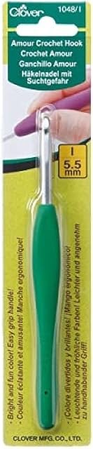 Clover 1048/I Amour Crochet Hook: 5.5mm, Other, Multicoloured
