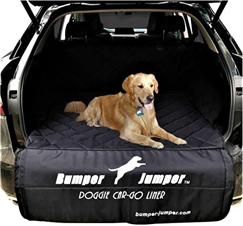 Bumper Jumper" Deluxe Doggie SUV Cargo Trunk Liner Cover, DEEP Plush Quilted, Water Proof, Washable, Non Slip Backing, FITS Most SUVs,…