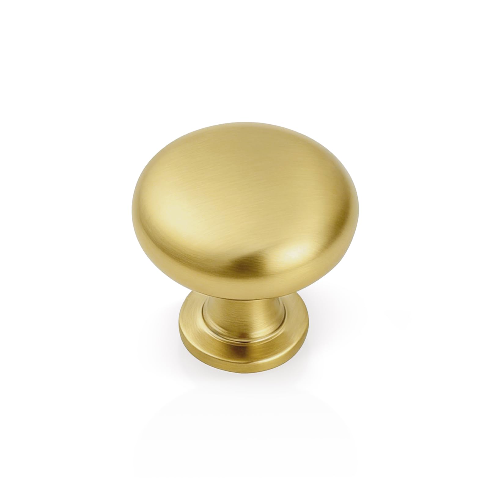 Aged Brass Knobs 12 Pack, Solid Warm Gold Cabinet Knobs, Antique Brass Drawer Knobs, Champagne Bronze Kitchen Cabinet Hardware,Diameter 1-1/5" — Amazon image 21