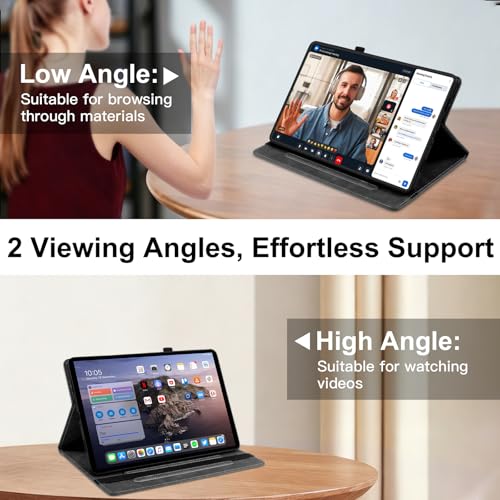 Funda para iPad Pro 12.9 ideal para trabajar en cafeterías con soporte vertical 3