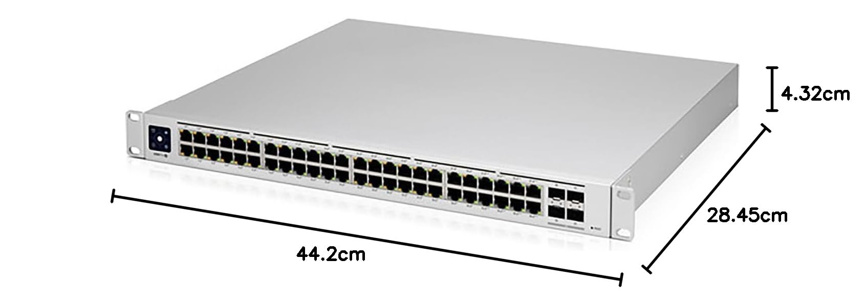 Ubiquiti Networks Conmutador UniFi PRO 48 | Switch Gigabit con funciones de capa 3 y SFP+ (USW-Pro-48)