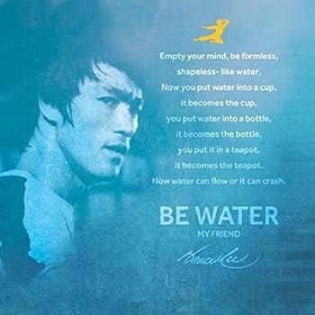 Kitchen Empty your mind…Bruce Lee Quotes” Poster 12x18 inch Book