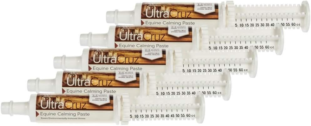 UltraCruz-sc-516023 Equine Calming Supplement for Horses, 6 X 60 ml, Paste