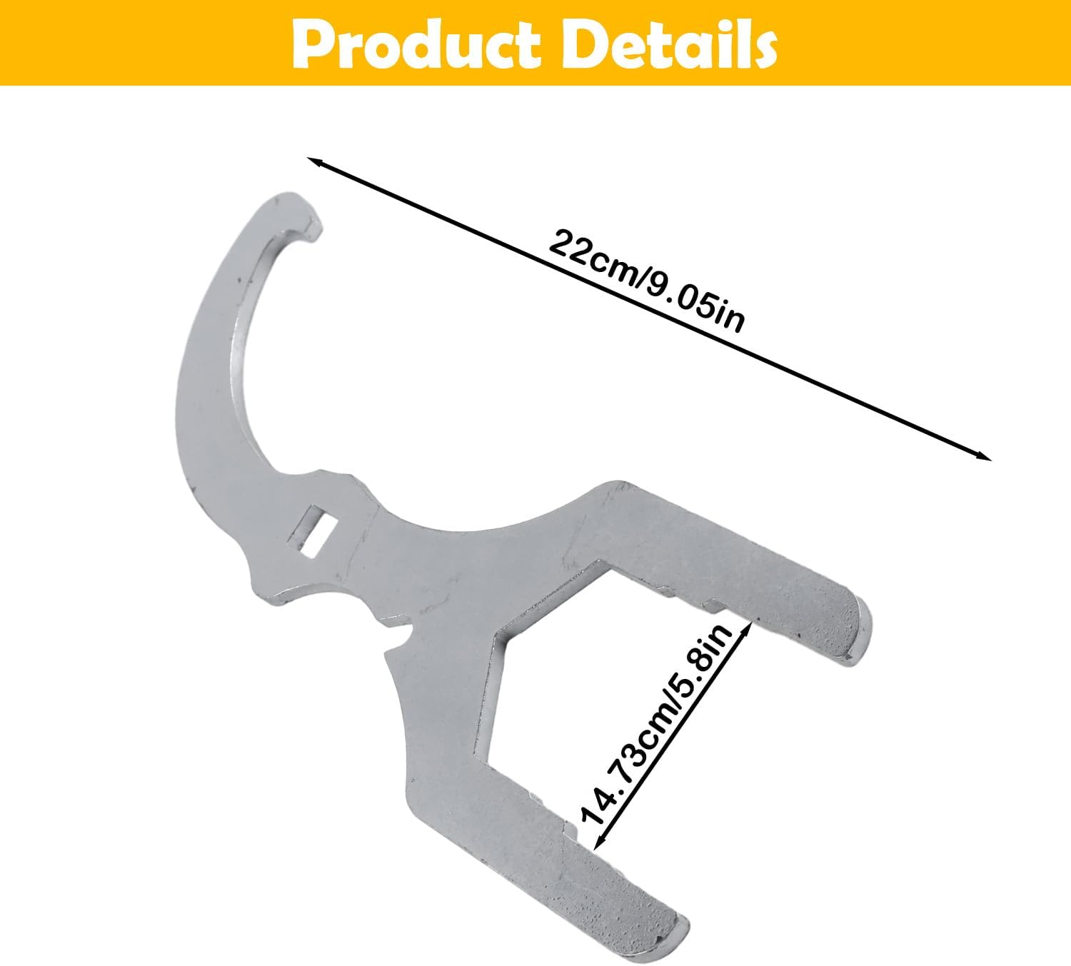 3845 Sink Drain Wrench Compatible with Superior Tool Fits 1-1/2inch to 1-1/4 inch P-traps