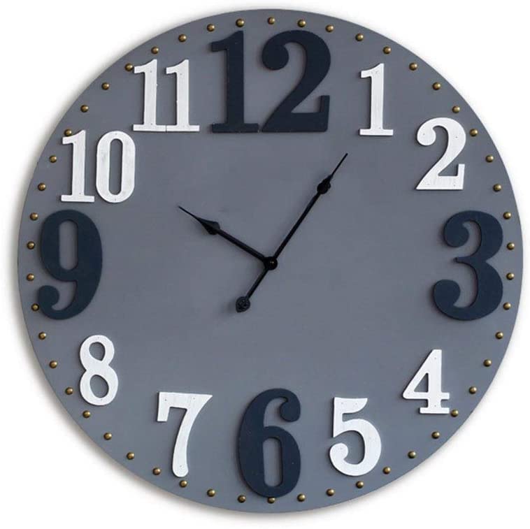 Horloge murale numérique en bois pour rompre la monotonie des murs
