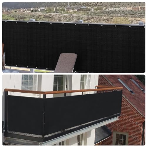 Brise-vue pour balcon résistant aux intempéries protection de l'intimité