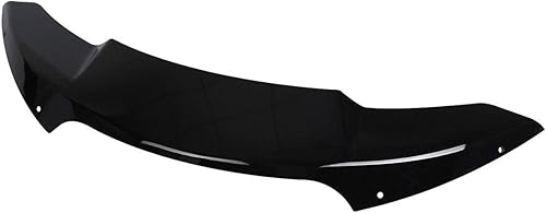 Miniatura 3 de TCT-MOTORPARTS Parabrisas negro ondulado de 4.5 pulgadas para Harley Road Glide FLTRX, Road Glide Ultra FLTRU, Road Glide Special FLTRXS 2015-2023