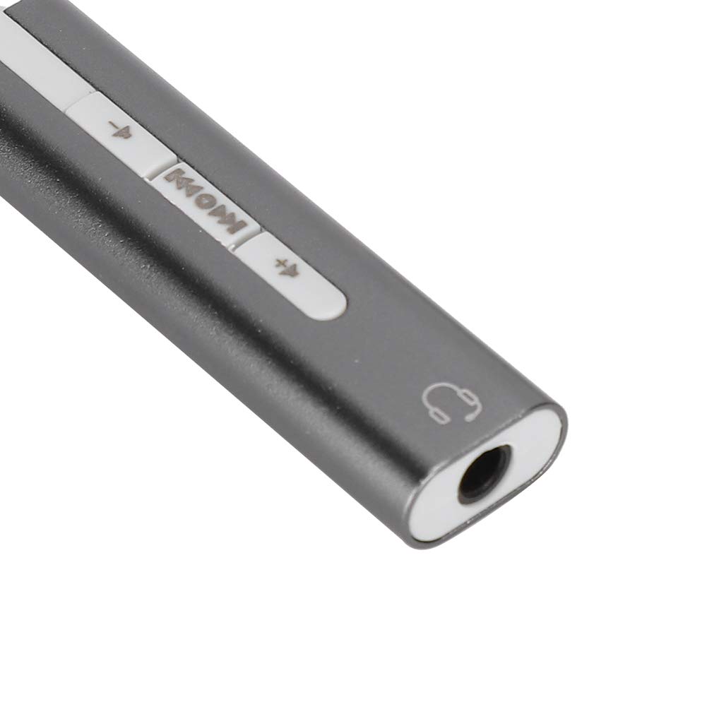 USB-geluidskaart – Externe Stereo, 3,5 Mm Jack, Plug-and-play, Aluminium, Ruisonderdrukking – Voor Pc, Laptop, Headset