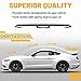KUAFU Trunk Spoiler Compatible with 2015-2023 Ford Mustang GT500 GT350 V6/V8/Shelby/GT/EcoBoost 2 Door Coupe Models, Rear Wing Gloss Black