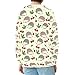 Pinupub Youth Kids Casual Sweatshirt Hedgehog Cherry Print Long Sleeve Round Neck Winter Pullover Sweater For Boys Girls