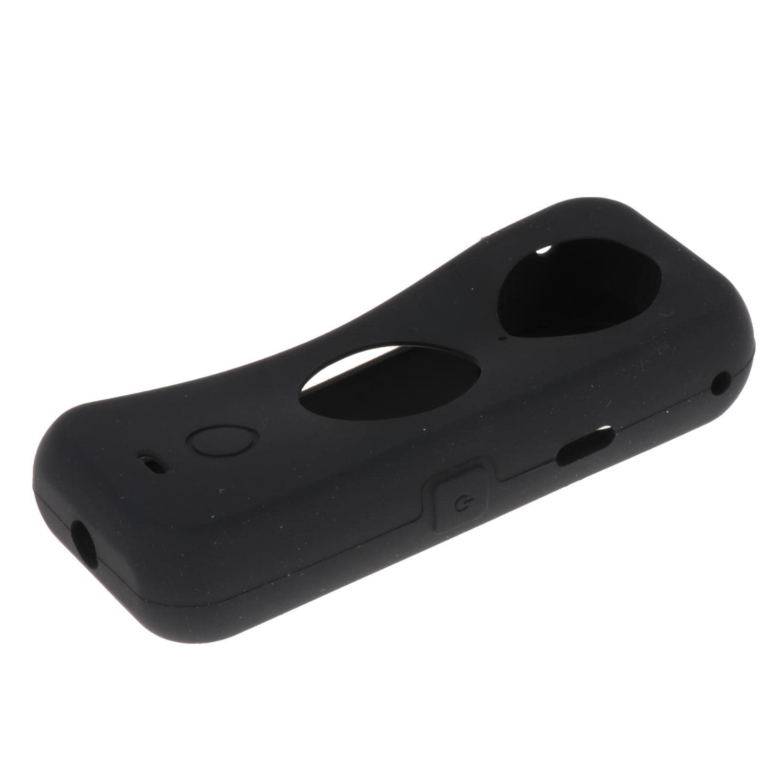 Custodia in silicone antigraffio per una fotocamera tascabile x2 accessori nero, Set da 5 (nero), See Description, come descrizione