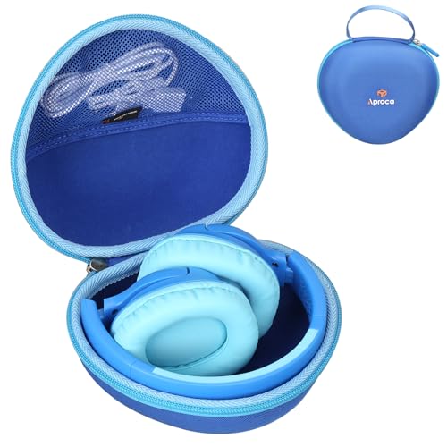 Évitez les casques cassés avec la mallette écouteurs Clever Kids BTH18 Aproca bleu