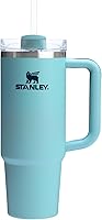 Vista 21 de STANLEY Quencher H2.0 FlowState - Vaso térmico de acero inoxidable con aislamiento al vacío, vaso con tapa y pajita para agua, té o café helado