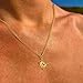 GINAZL Sun Necklace for Men, Stainless Steel Necklace Chain Mens Necklaces Anniversary Birsthday Gifts for Men Him Boyfriends Summer Surfer Pendant Necklaces (SS)
