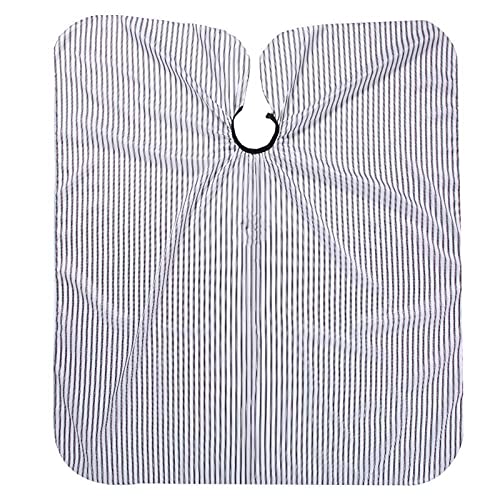 Capa de barbero de nylon con cierre ajustable para peluquería miniatura 4