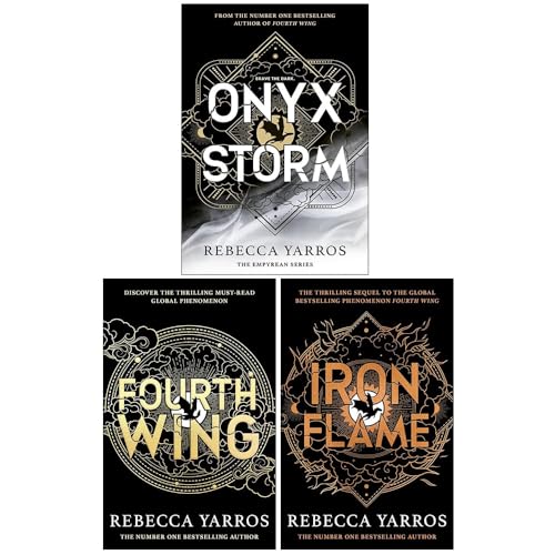 The Empyrean Series Collection 3 Books Set By Rebecca Yarros ([PB] Fourth Wing, [PB] Iron Flame & [HB] Onyx Storm)