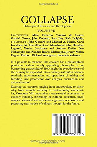 Collapse: Culinary Materialism: Volume 7