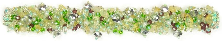 Enchanted Imports Confetti Beaded Bracelet with Double Magnetic Clasp, Handmade in Guatemala