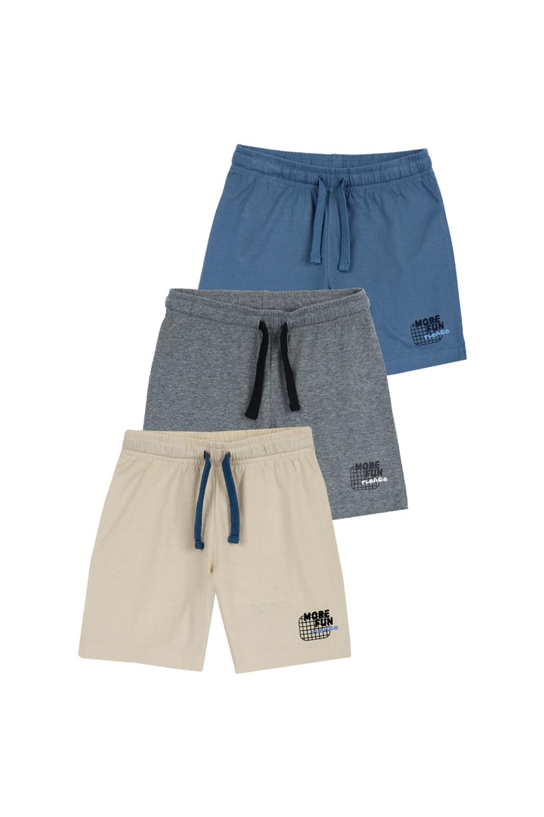 Chicco, Pantaloncini Bambino, Set di 3 Bermuda Comodi e Pratici, in Morbido Tessuto, con Vita Elasticizzata, Ideali per la Primavera e L'Estate, Abbigliamento Bambini e Ragazzi