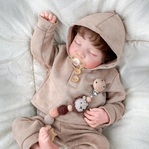 Muñeco Reborn Bebé Realista 17 Pulgadas para Niños 3+ miniatura 2