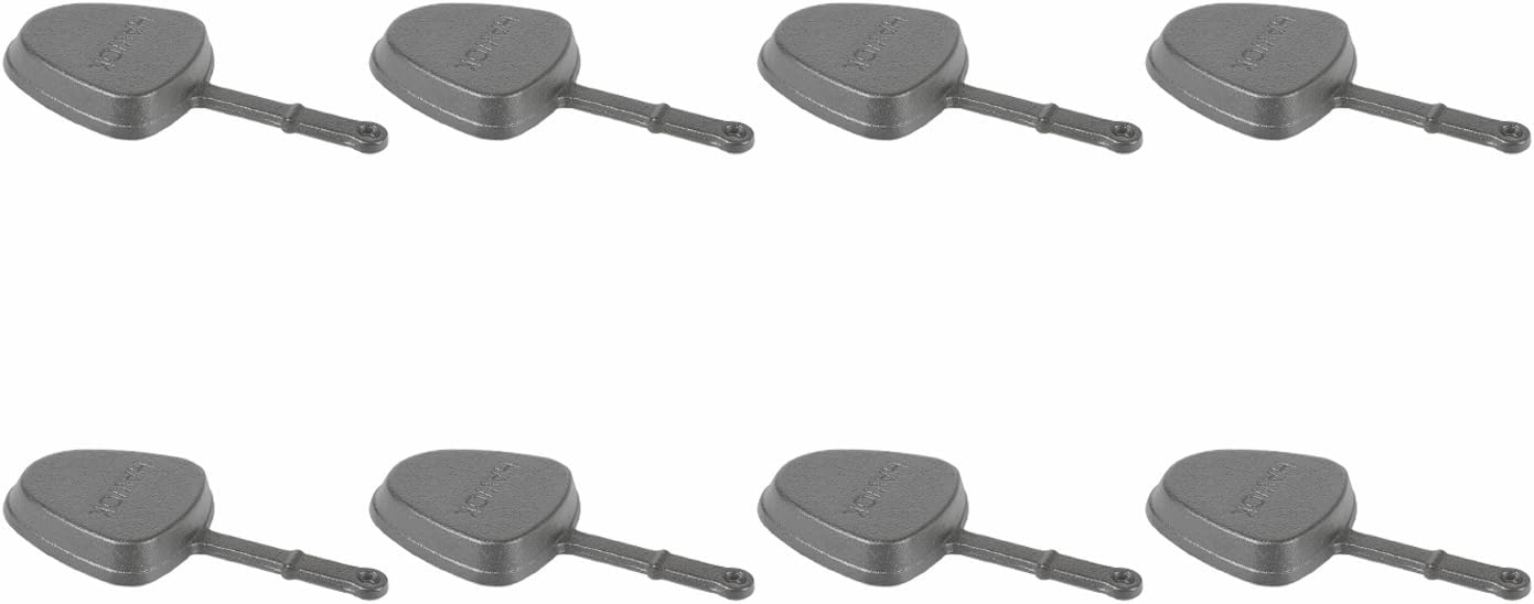 HOWOK 8 pcs/set Triangle Shape Mini Raclette Grill Pans, Barbecue Cheese Melt Pans, Mini Grill Cheese Pans, Raclette Dishes…