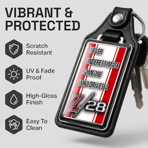 Image of Brotherhood Car Key Chain for Camaro - Classic Models Keychain for Men and