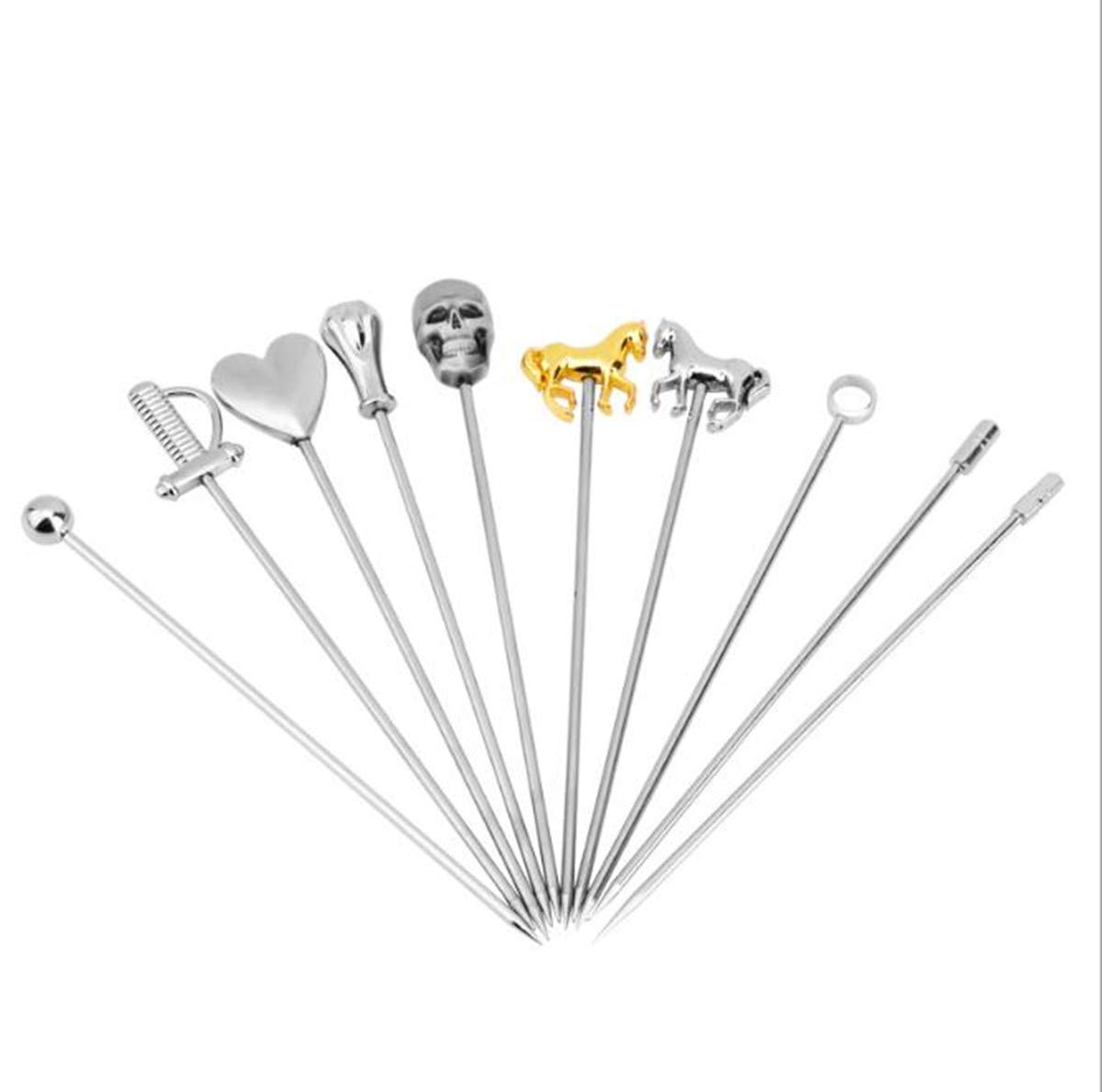 200 PCS 4.7 Inch Cocktail Picks, Silver Pearl Toothpicks, Appetizer Skewers