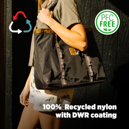 Topo Designs Mountain Utility Tote, Grab + Go Bag, Removable Shoulder Strap, Cinch Top, Daisy Chain for Clip-Ons, Fair Trade4