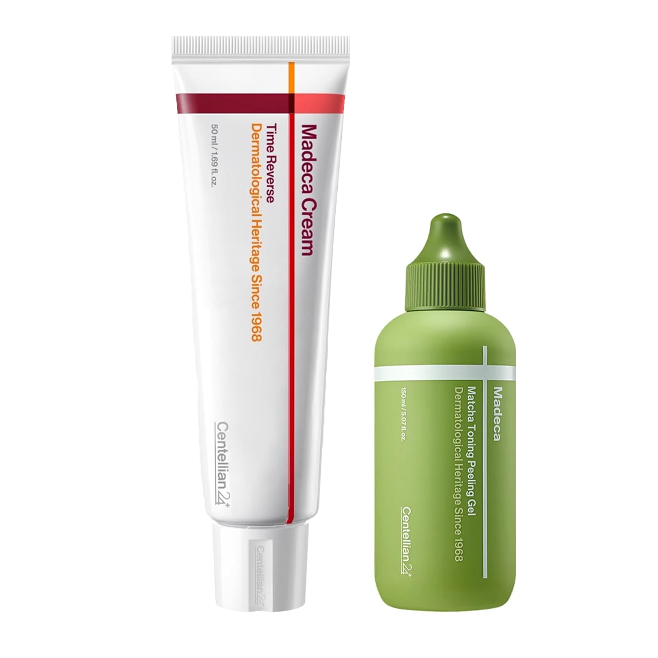 CENTELLIAN 24 Madeca Cream Time Reverse Matcha Toning Peeling Gel Bundle 1 69 5 07 fl oz Hydrating